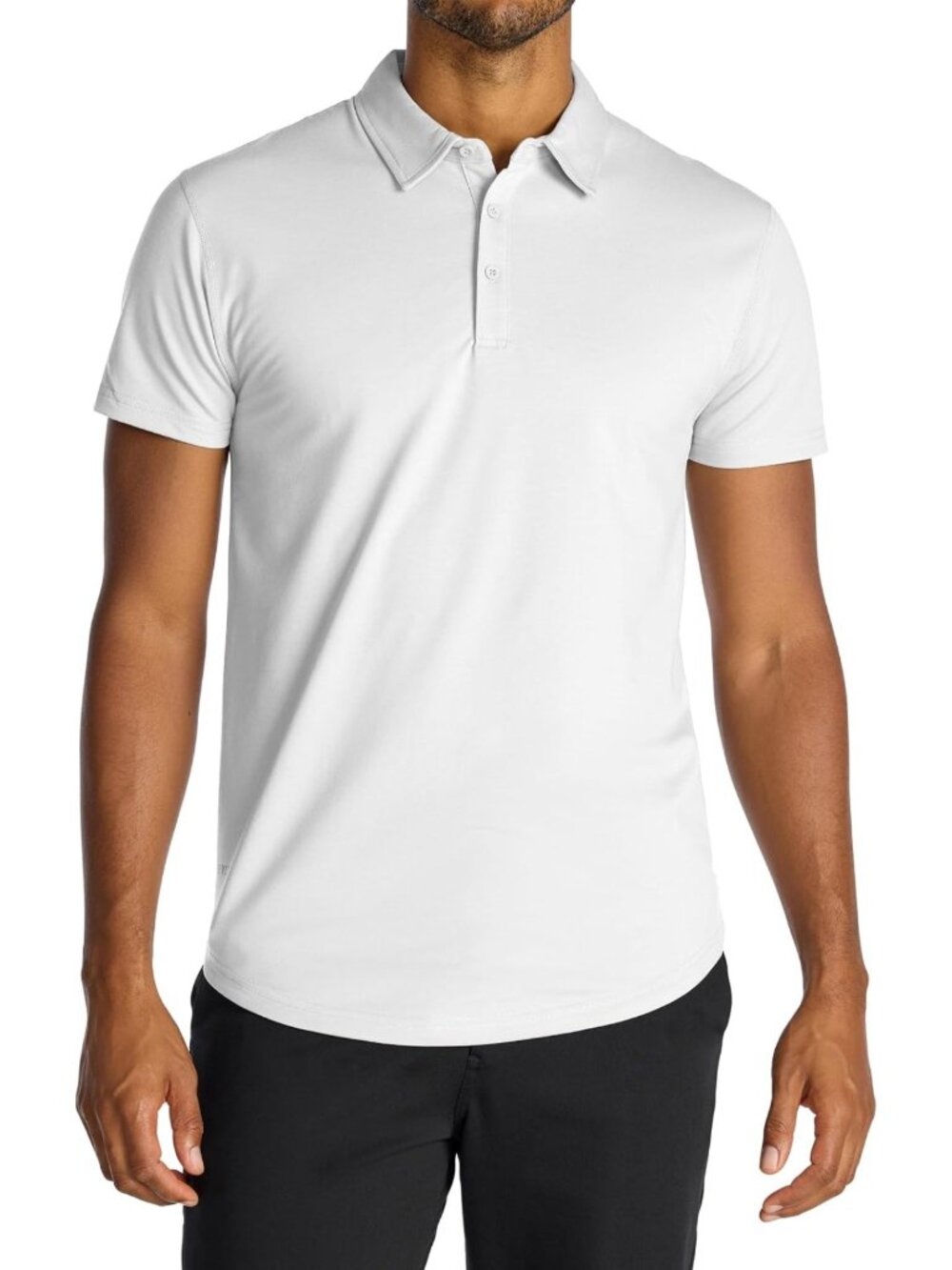 BYLT Men's Drop-Cut Polo – Collared Casual Shirt for Men – Soft Polyester